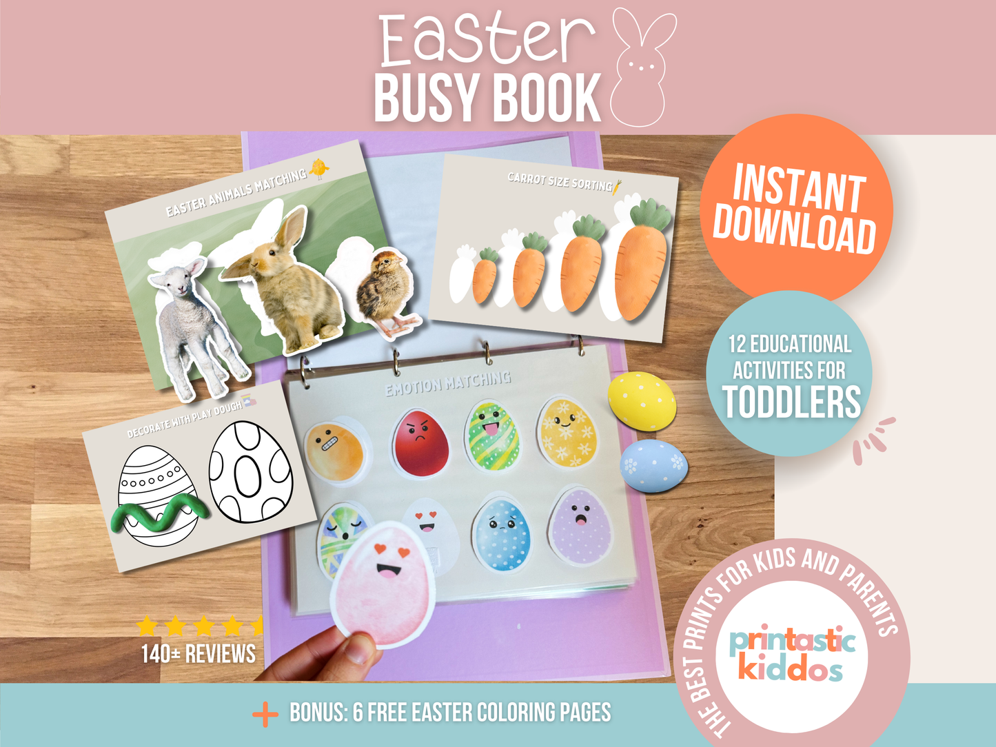 Easter Busy Book Printable for Toddlers – Fun & Educational Activities