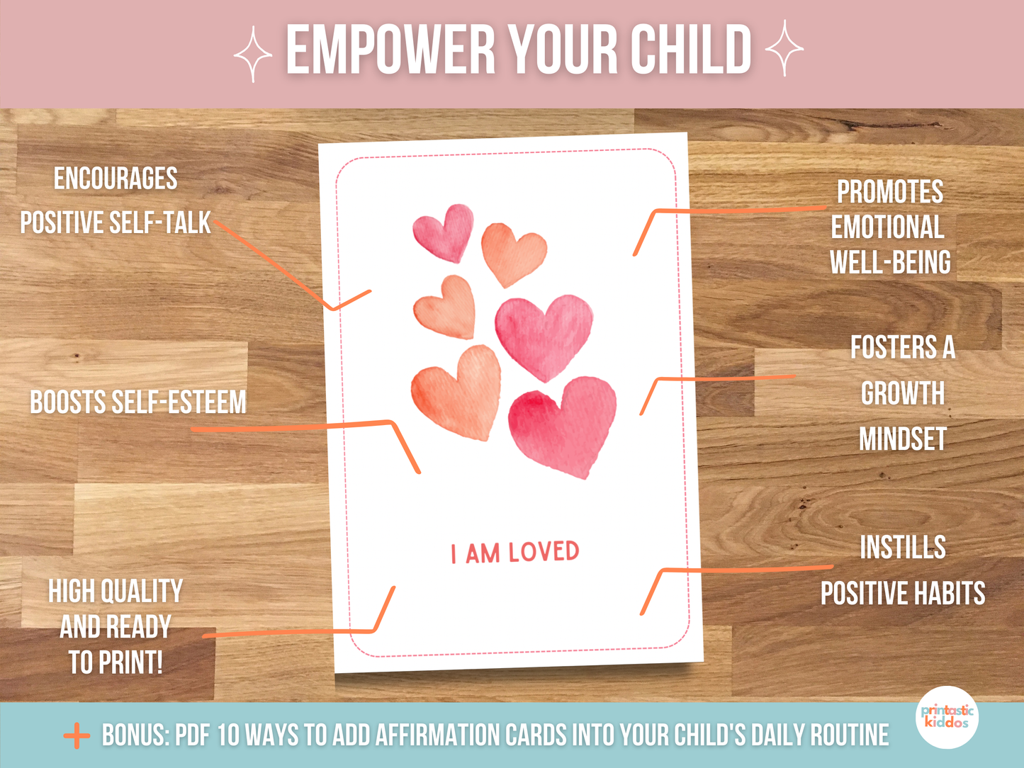 16 Printable Affirmation Cards for Kids