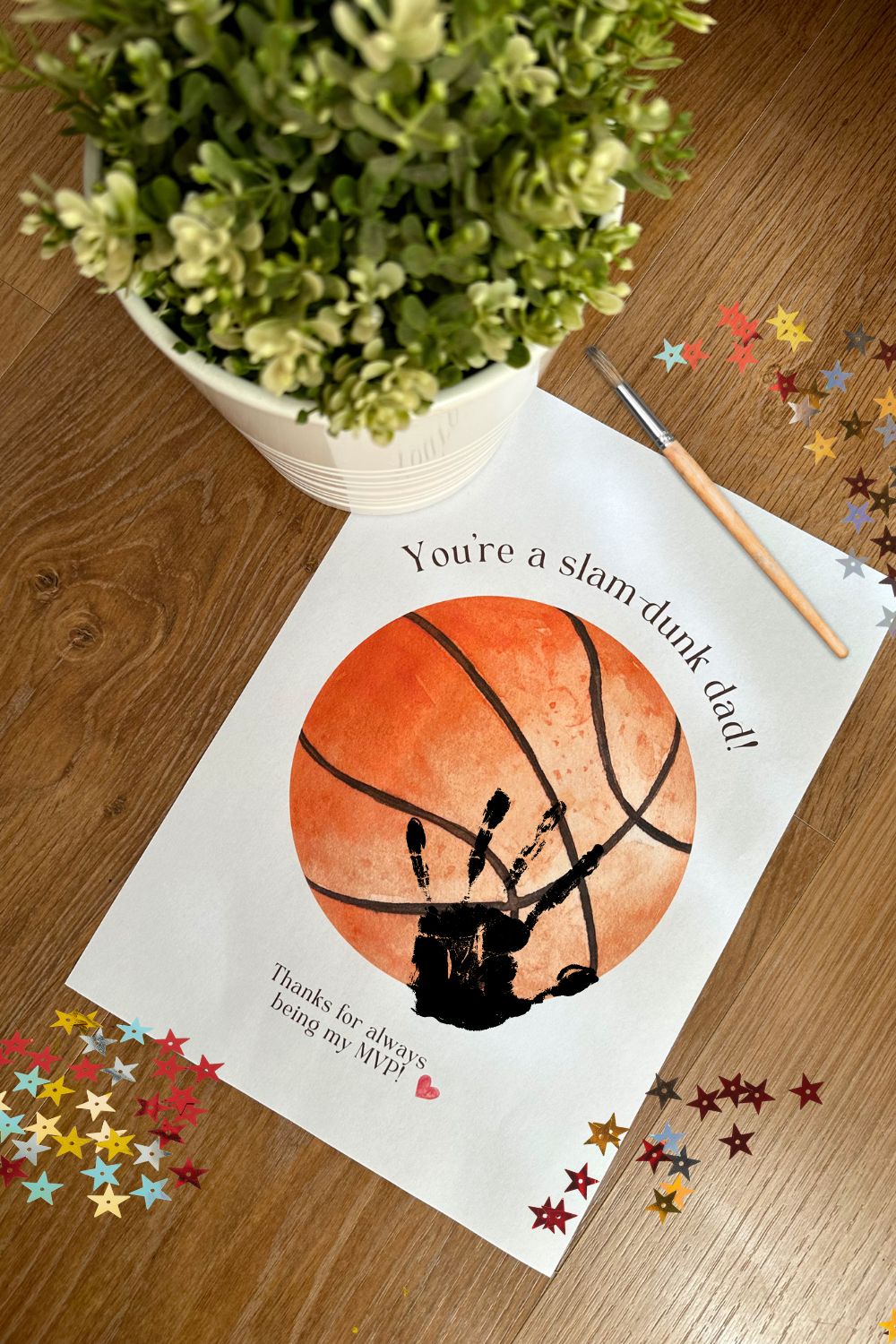 Father's Day Crafts Bundle - Father's Day Hanprint and Footprint Printable Art