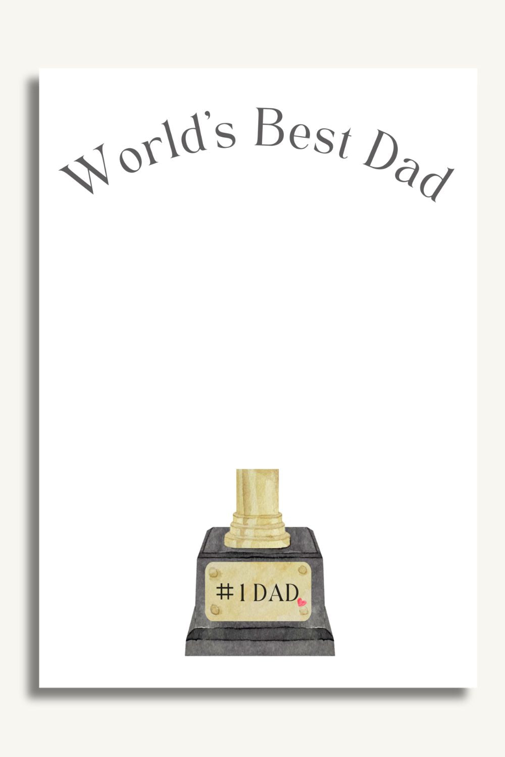 Father's Day Crafts Bundle - Father's Day Hanprint and Footprint Printable Art