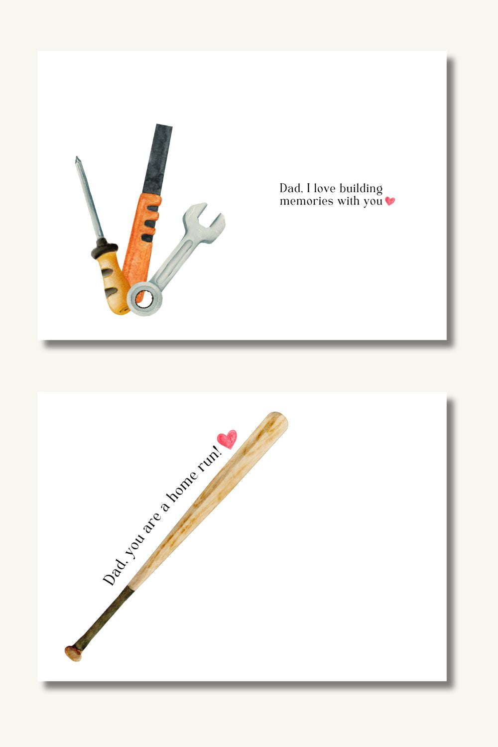 Father's Day Crafts Bundle - Father's Day Hanprint and Footprint Printable Art