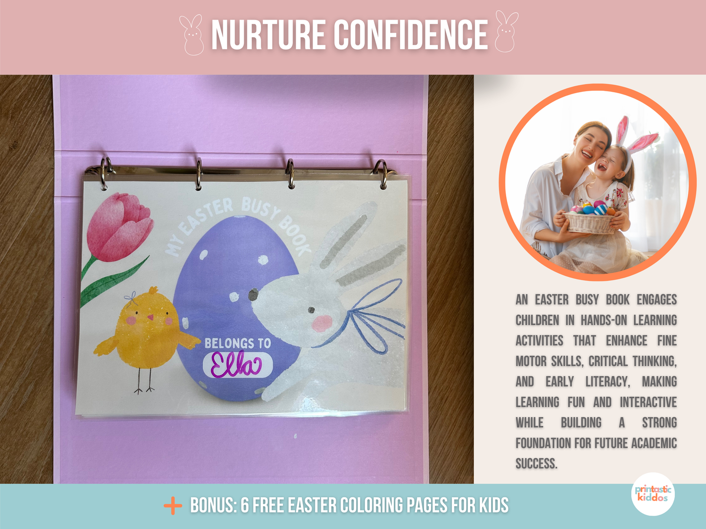 Easter Busy Book Printable for Toddlers – Fun & Educational Activities