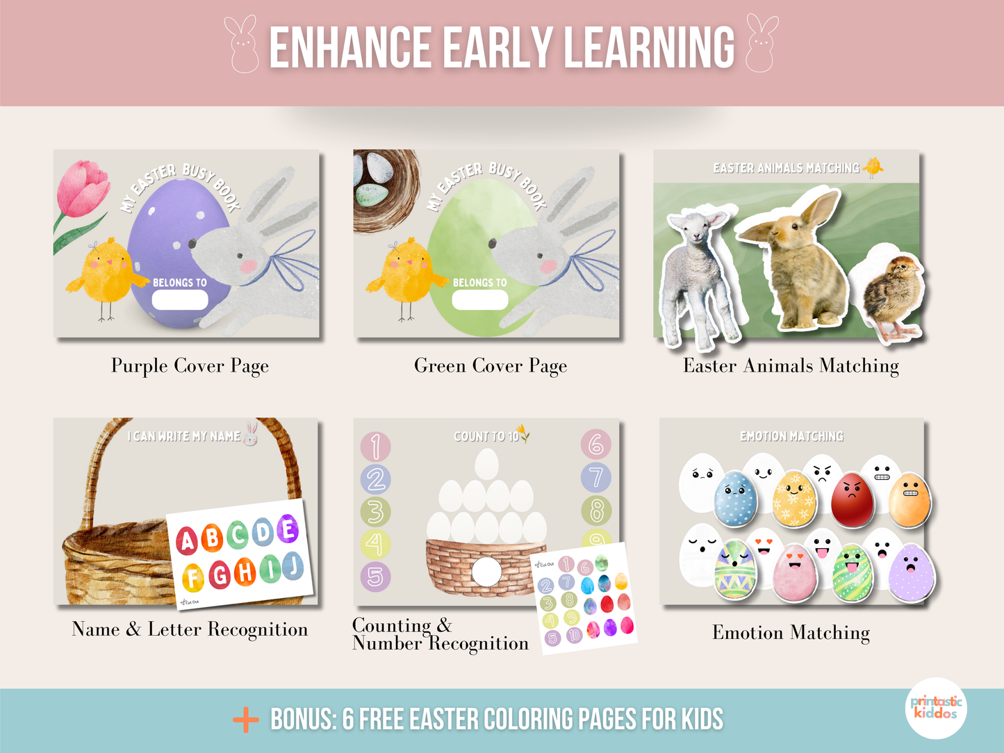 Easter Busy Book Printable for Toddlers – Fun & Educational Activities