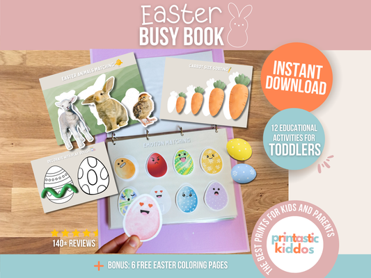 Easter Busy Book Printable for Toddlers – Fun & Educational Activities